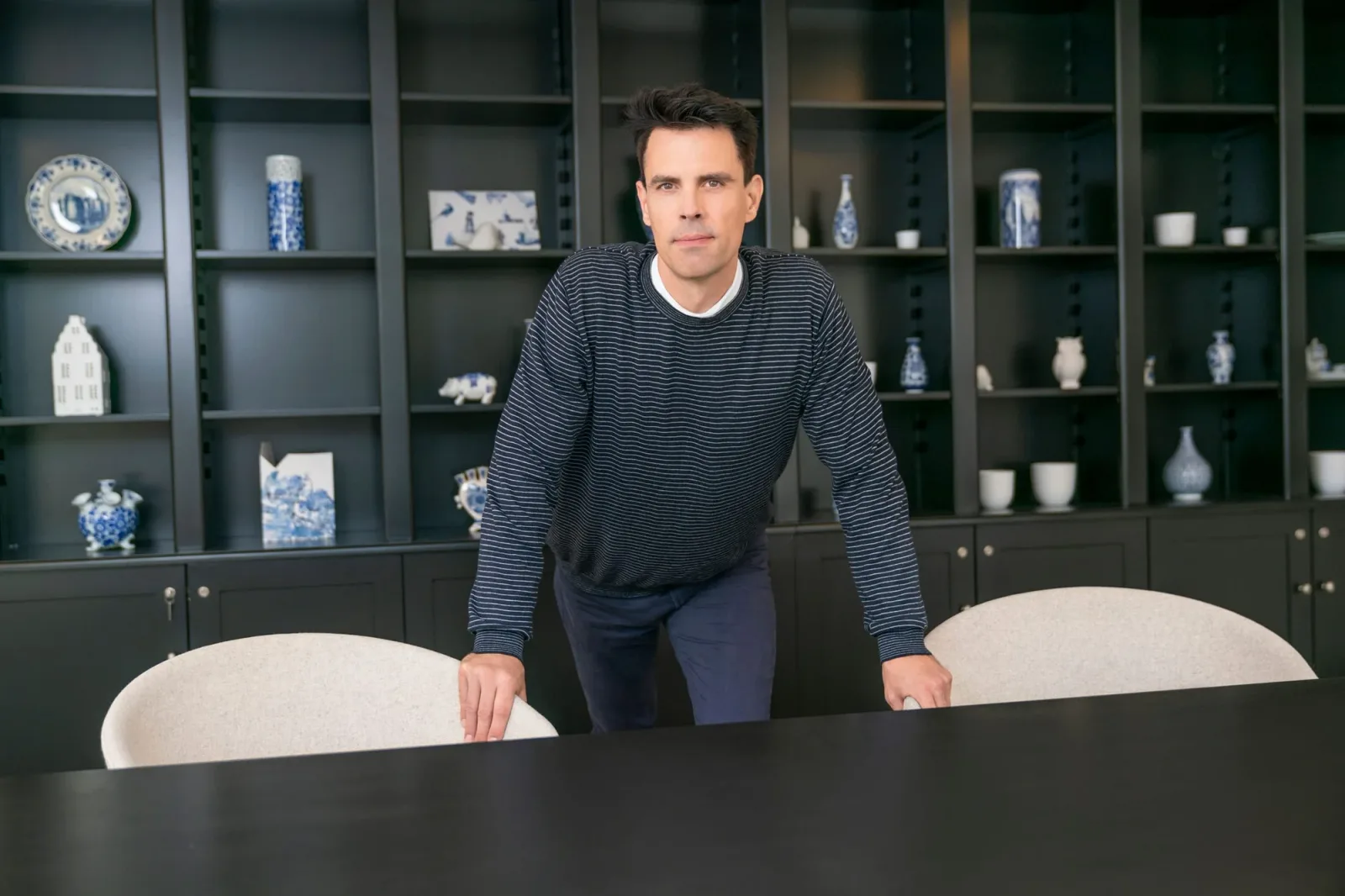 Ryan, principal of Experience Plus, in the studio